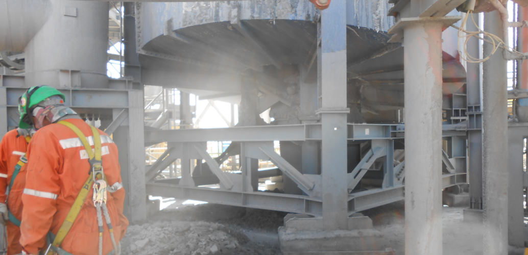 ESTRUCTURA SOPORTE BASE HIDROCICLONES – ELABORACIÓN PLANOS DE DISEÑO Y MODELO CONECTADO.